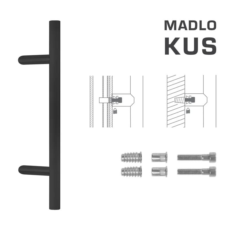 KLAMKA kod MP K10 Ø 30 mm SP - szt. (BS - czarny mat)