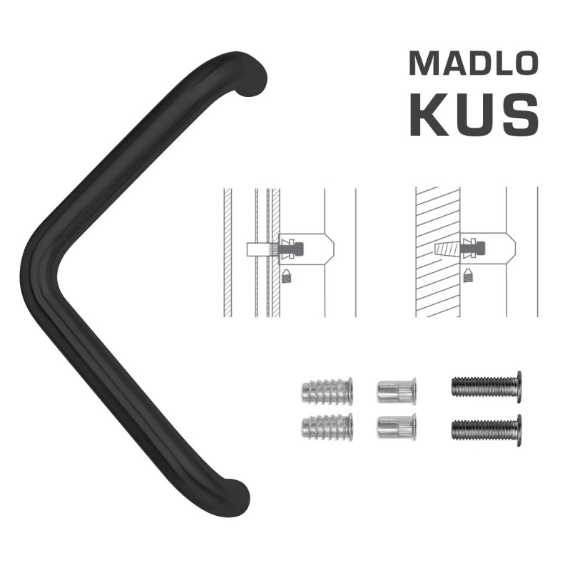 KLAMKA kod MP K14T Ø 32 mm SP - szt. (BS - czarny mat)