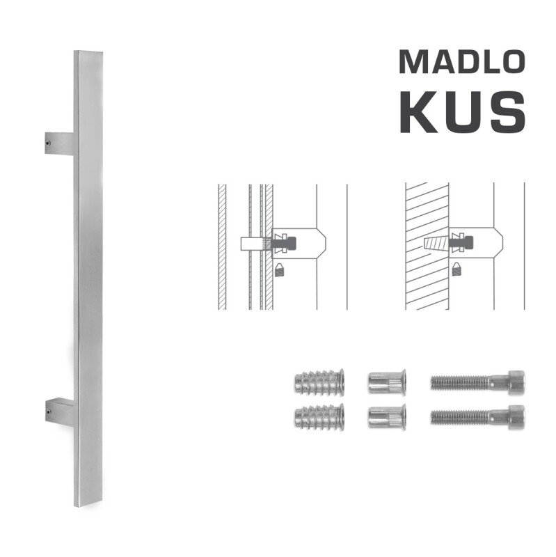 UCHWYT DVD kod MP K41S 40x10 mm SP - szt. (BN - stal nierdzewna szczotkowana)