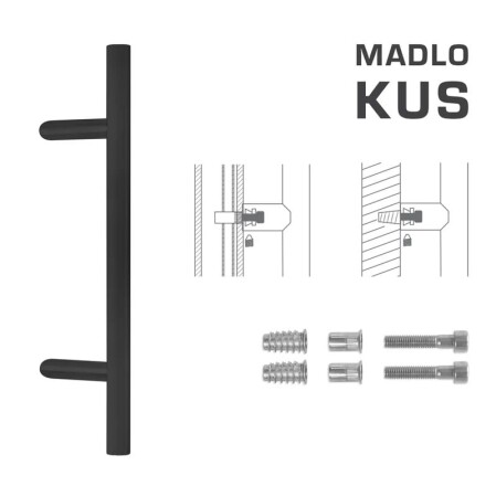 KLAMKA kod MP K10 Ø 30 mm SP - szt. (BS - czarny mat)