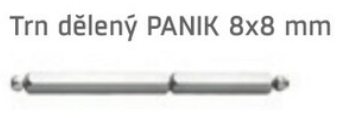 Trzpień dzielony ROSTEX PANIC 8x8 mm