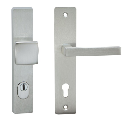 Okucie zabezpieczające COBRA TOWER z pokrywą i kwadratowym uchwytem (F9 - stal nierdzewna anodowana)