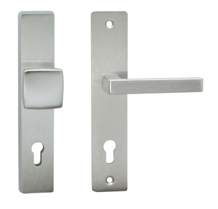 Okucie zabezpieczające COBRA TOWER H z uchwytem kwadratowym (F9 - stal nierdzewna anodowana)