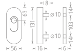 Rozety ochronne ACT Viking Plus (F9)