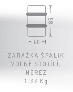 Odbojnik podłogowy ACT Blok wolnostojący (STAL NIERDZEWNA)