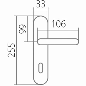 Okucia drzwiowe TWIN ALT WIEN PW 3000 (ABR)