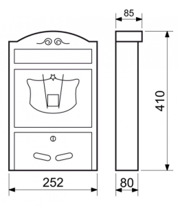 Skrzynka pocztowa RICHTER BK301