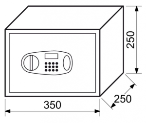 Sejf elektroniczny RICHTER RS25.LCD