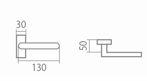 Okucia drzwiowe TWIN VISION H 1802 HR Z (E)