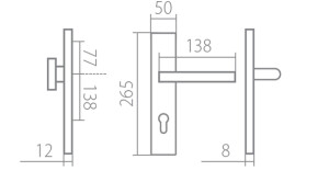 Okucia zabezpieczające TWIN BLADE HTSI DEF (XR)