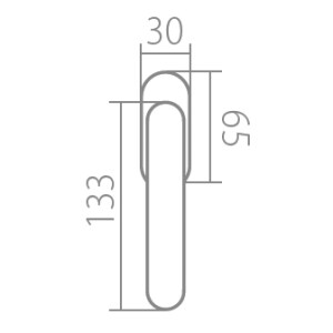 Okucia okienne TWIN INNER P 660 RO (XR,CH-SAT) - bez wypełnienia