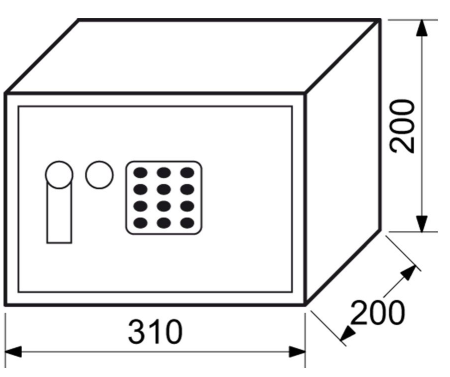 Sejf elektroniczny RICHTER RS20.EDK