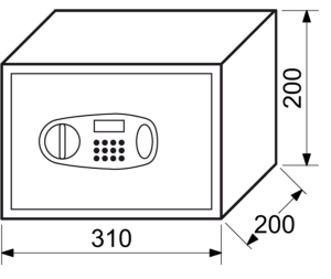 Sejf elektroniczny RICHTER RS20.LCD