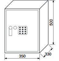 Sejf elektroniczny RICHTER RS50.EDK