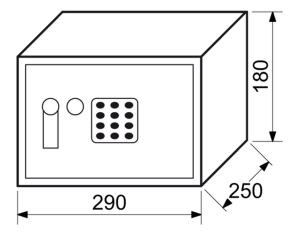 Sejf elektroniczny RICHTER RS.18.EDK