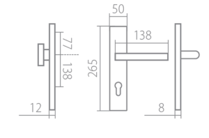 Okucie bezpieczeństwa TWIN BLADE HTSI DEF (CM)