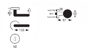 Okucia drzwiowe Lienbacher Black line (dymne)