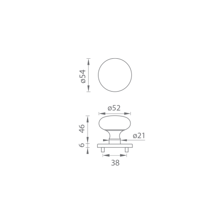 BALL FIXED MP - R S6 (NP - Nikiel perłowy)