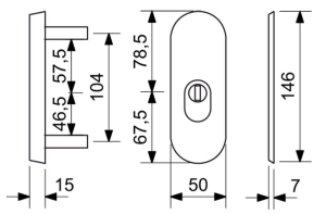 Rozeta bezpieczeństwa RICHTER R103.ZA (F1, F4, F9, BIAŁA)