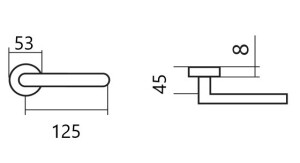 Okucia drzwiowe TWIN LEKO ALA IH051 (E EN 1906 klasa 3)