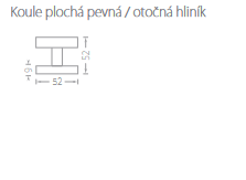 Kulka do złączek ACT z gwintem trójkątnym (F4)