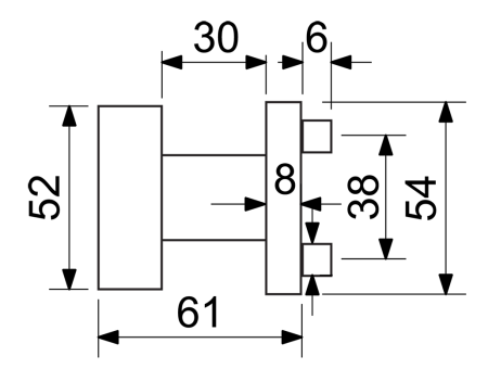 Kula drzwiowa Richter RK.KNOB.03 (N)