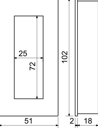 Obudowa do drzwi przesuwnych RICHTER RK.MUS.005.(CE)