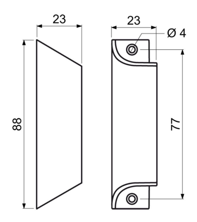 Klamka do drzwi balkonowych RICHTER MAD.6010 (F4)