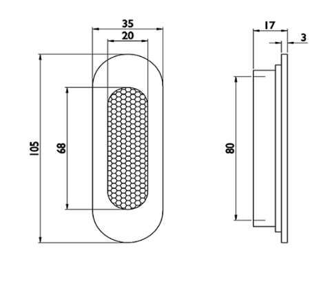 Muszle TWIN HS PORTÁL H 3652 (CM)