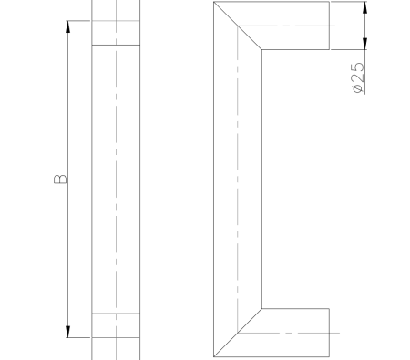 Klamka TWIN JHR 118002 (E) - para