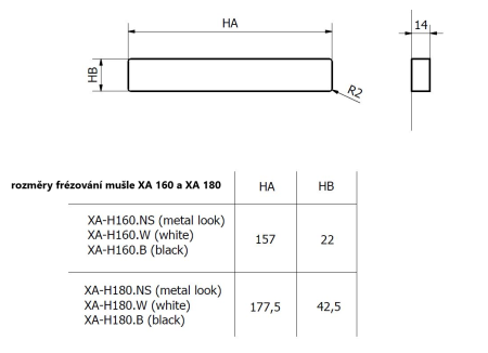 MUSZLE TWIN XA-H 160 (CM)