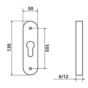 Dodatkowa rozeta TWIN HARMONIA DI8550 DEF (F1, F4, F9)