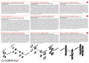 Okucia drzwiowe COBRA SALI (IN)