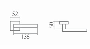 Okucia drzwiowe TWIN VISION HR H 1802S (E)