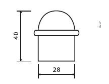 Odbojnik TWIN G 1001 (A, NI-SAT, F1, F9, F4, CM)